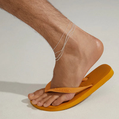 Pause Ankle Chain - silver