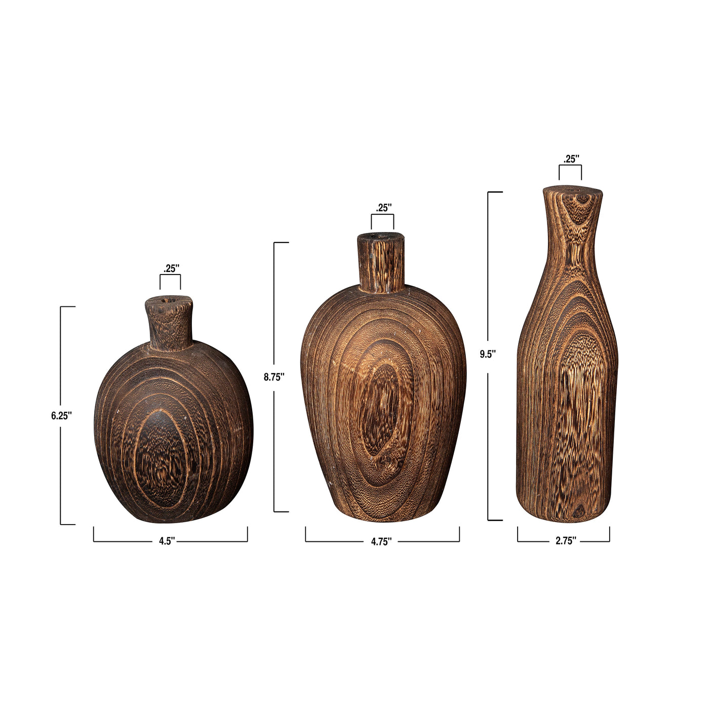Joda Wooden Vase