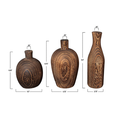 Joda Wooden Vase