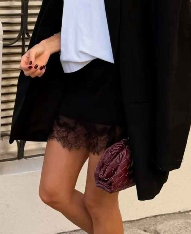 How to Wear the Luna Satin Mini Skirt
