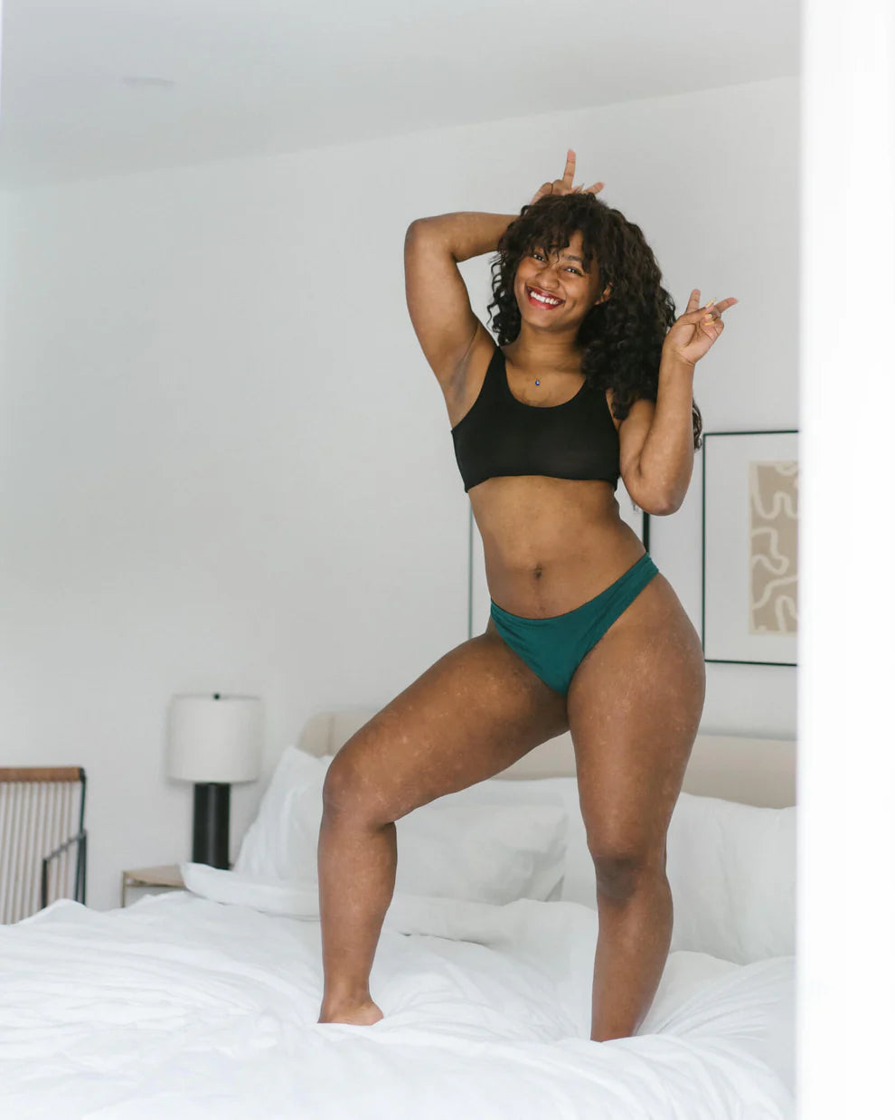 Huha Low Profile Thong Undies - green