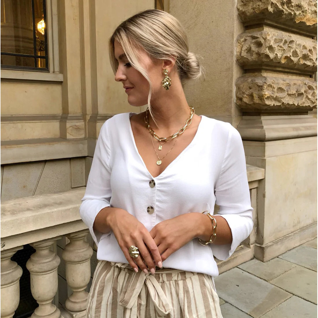 Valkyria Necklace - gold