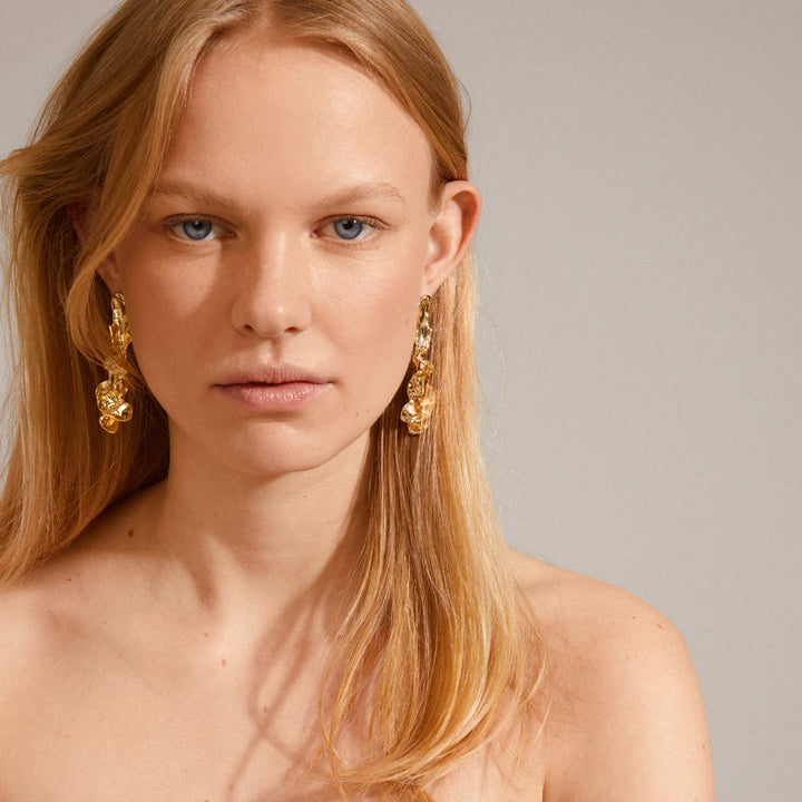 Pulse Earrings - gold