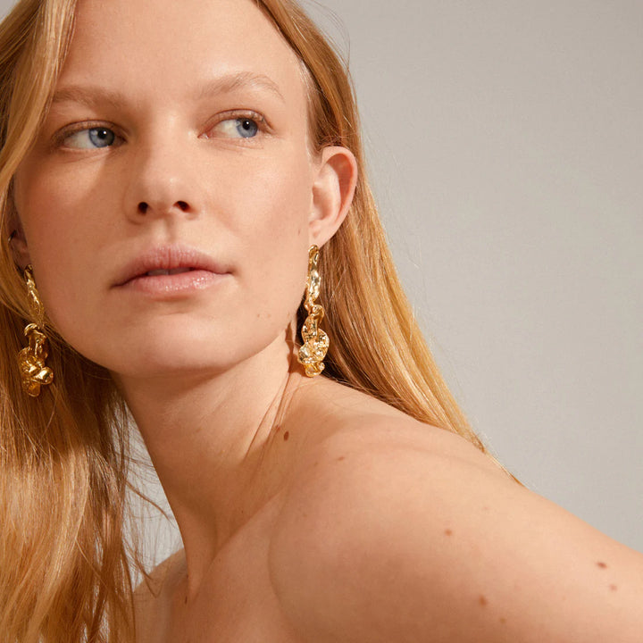 Pulse Earrings - gold
