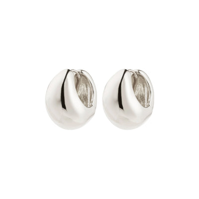 Free Hoop Earrings - silver