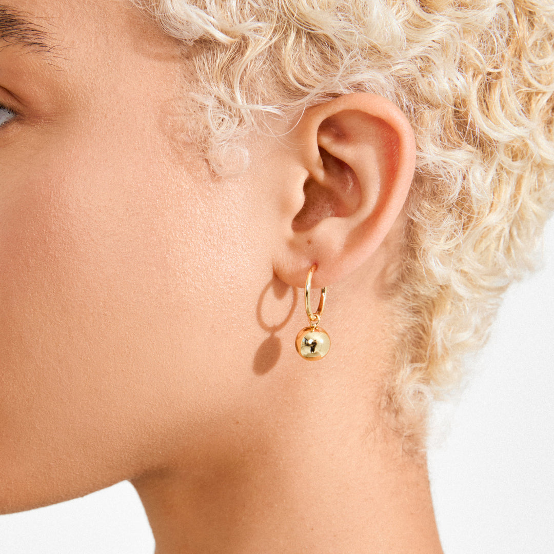 Air Hoop Earrings - gold