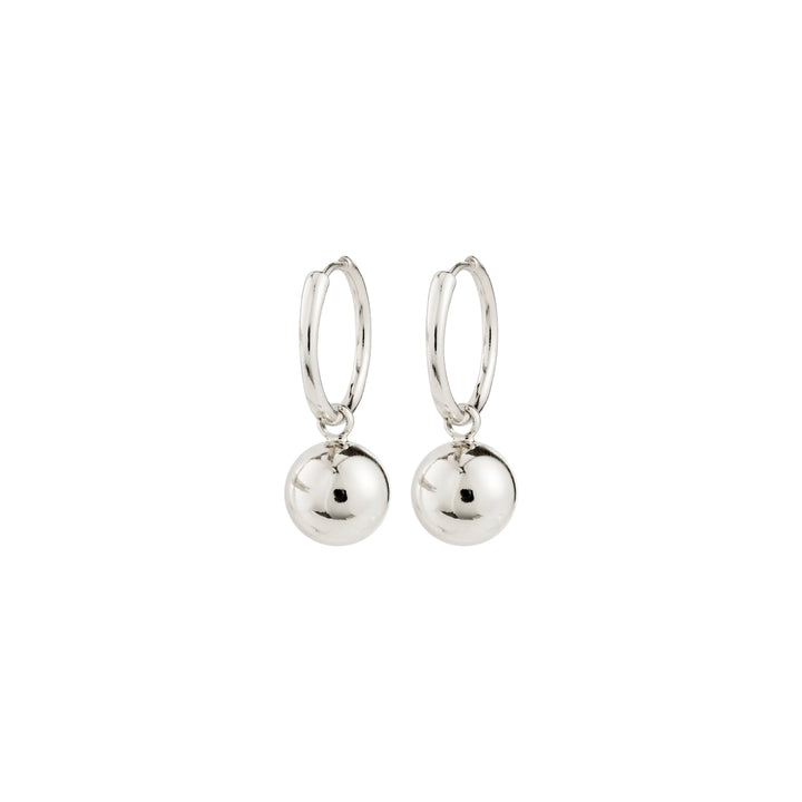 Air Hoop Earrings - silver