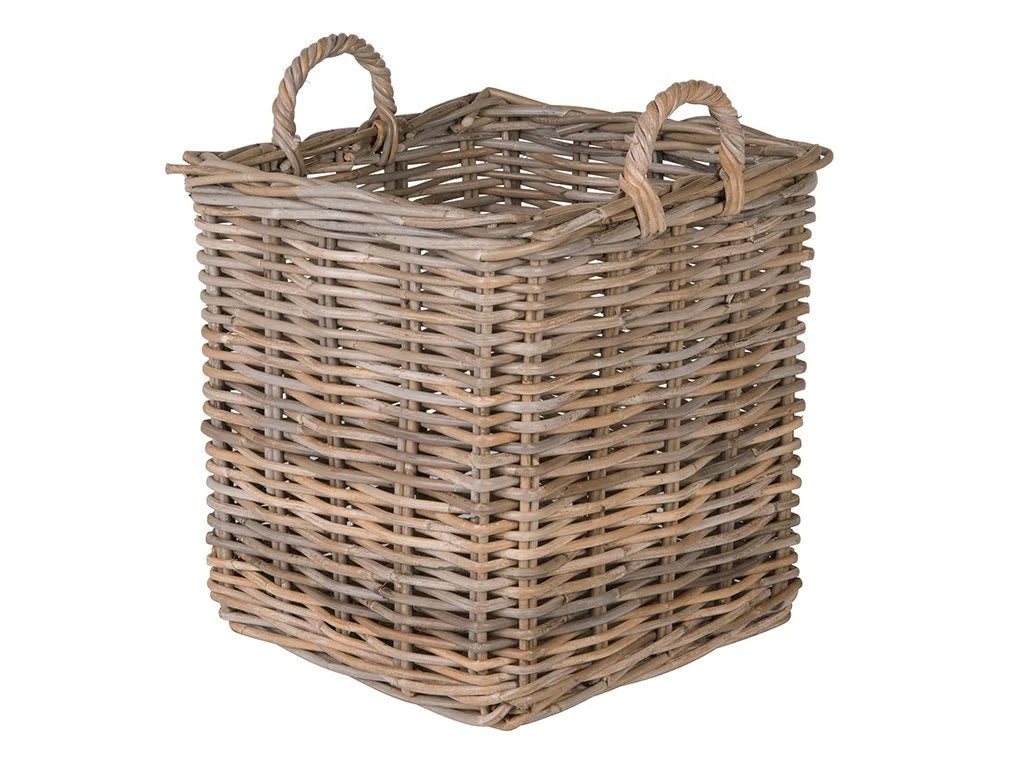 Steppe Square Grey Basket
