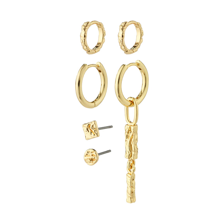 Star 3-in-1 Earring set - gold