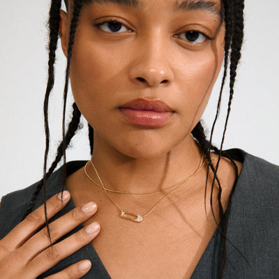 Instant Necklace Set/2 - gold