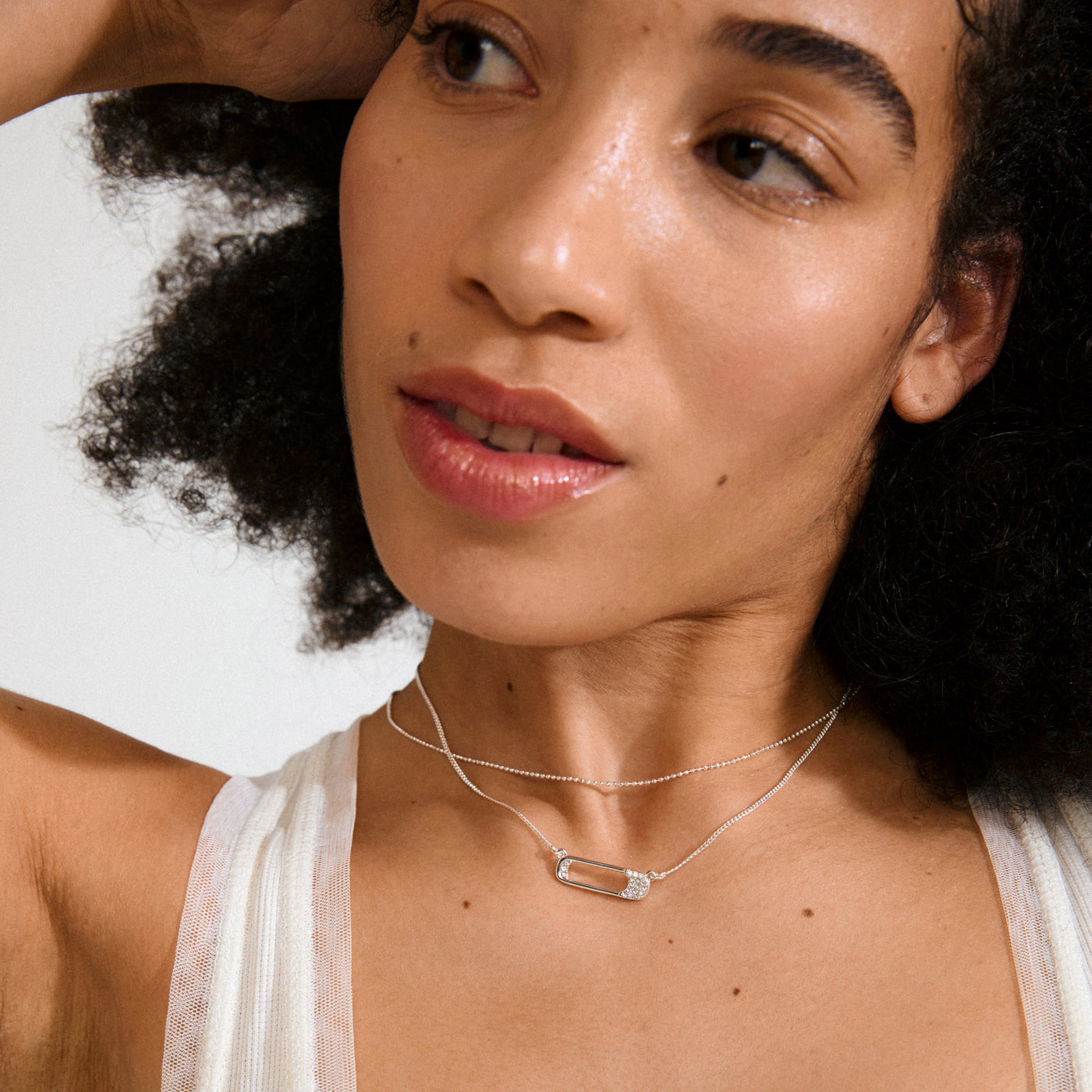 Instant Necklace Set/2 - silver