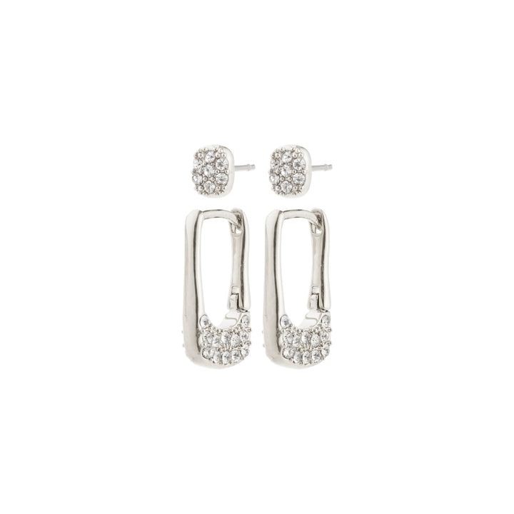 Instant Earrings Set/2 - silver