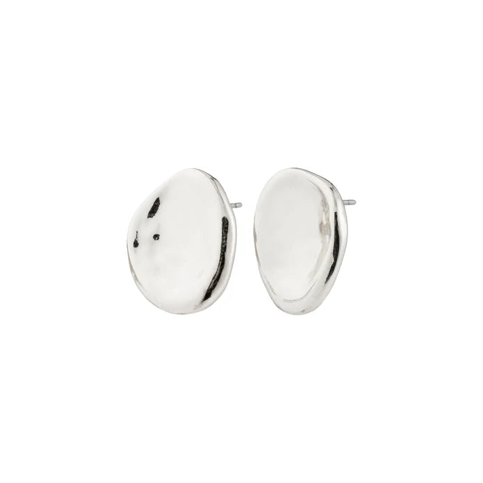 Sparkle Stud Earrings - silver