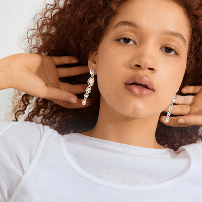 Sparkle Earrings - silver