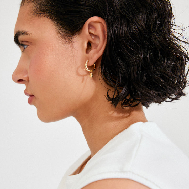Fire Earrings - gold