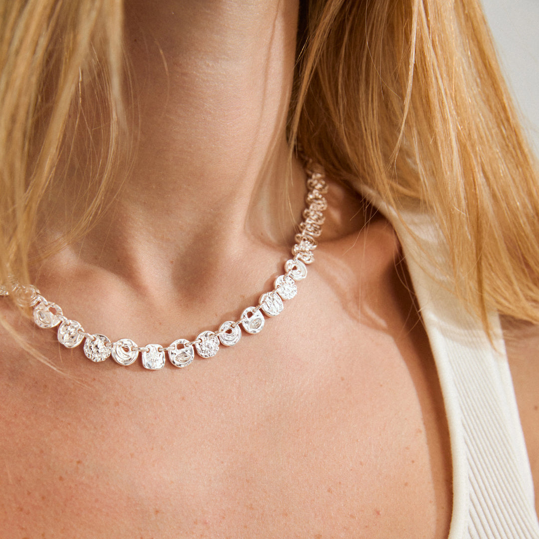 Fire Necklace - silver