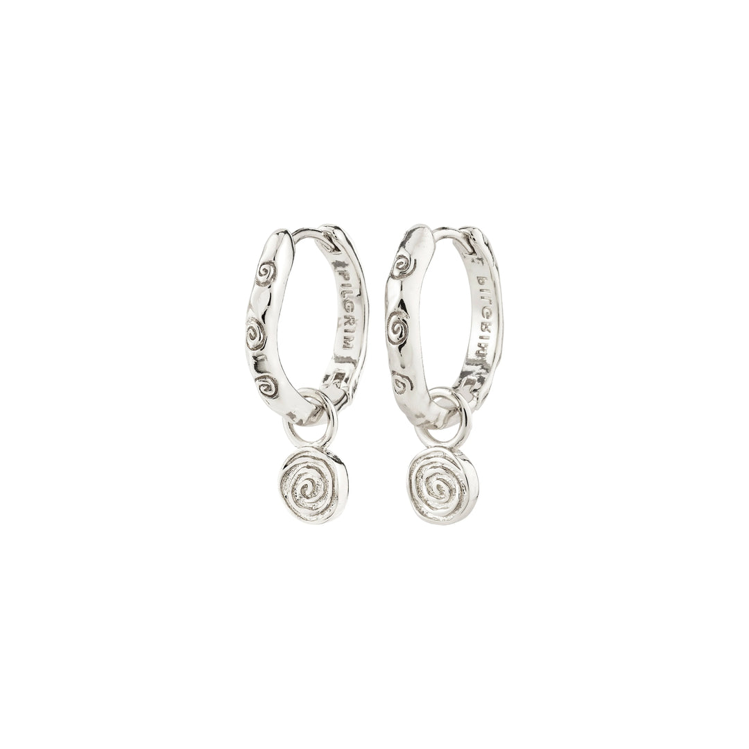 Fire Earrings - silver
