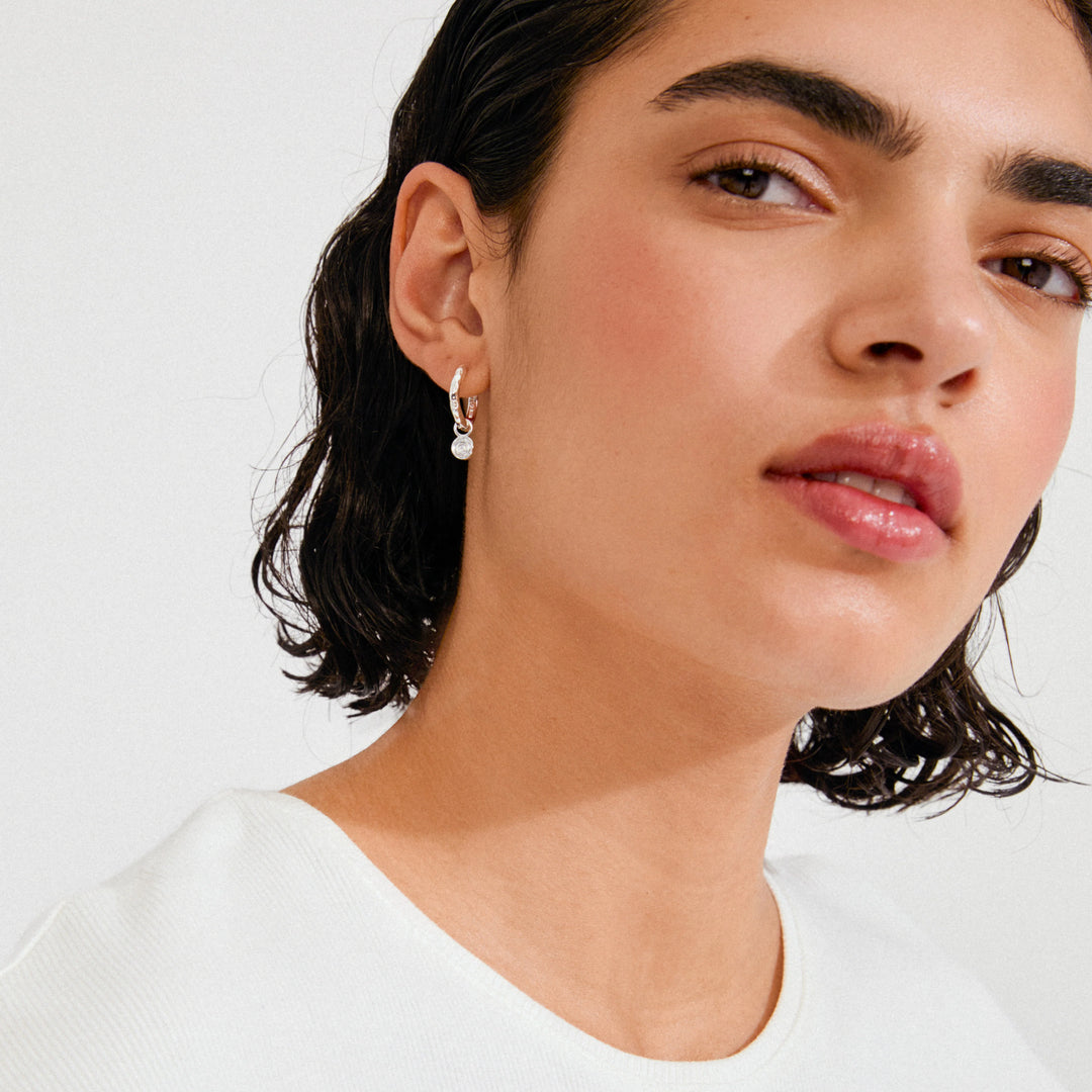 Fire Earrings - silver
