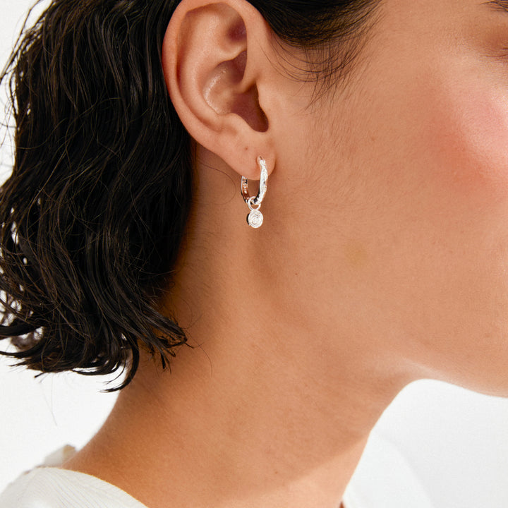 Fire Earrings - silver