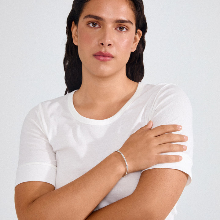 Haze Bangle - silver