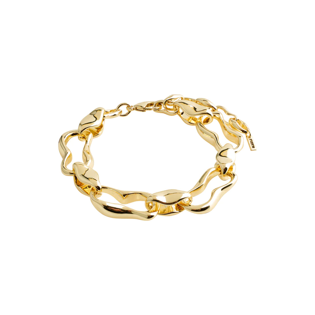 Wave bracelet - gold