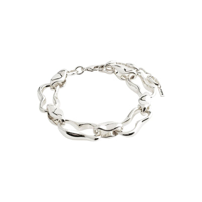 Wave bracelet - silver