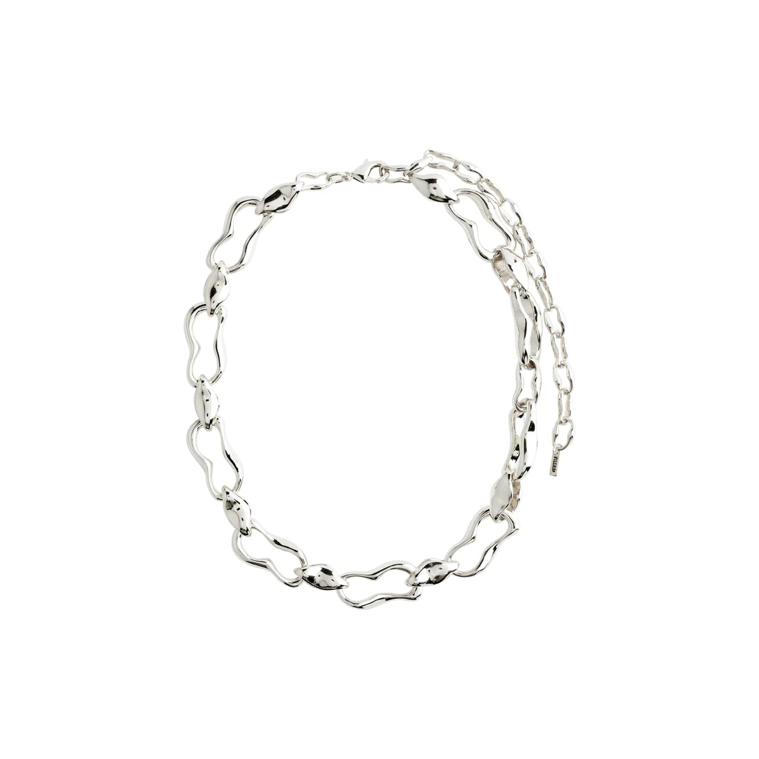 Wave Necklace - silver
