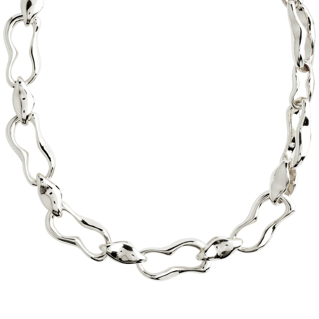 Wave Necklace - silver