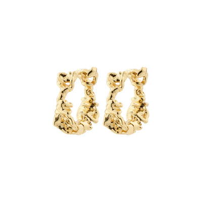 Trust Hoop Earrings - gold