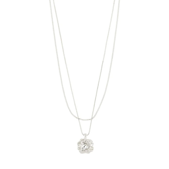 Feel 2-in-1 Necklace - silver