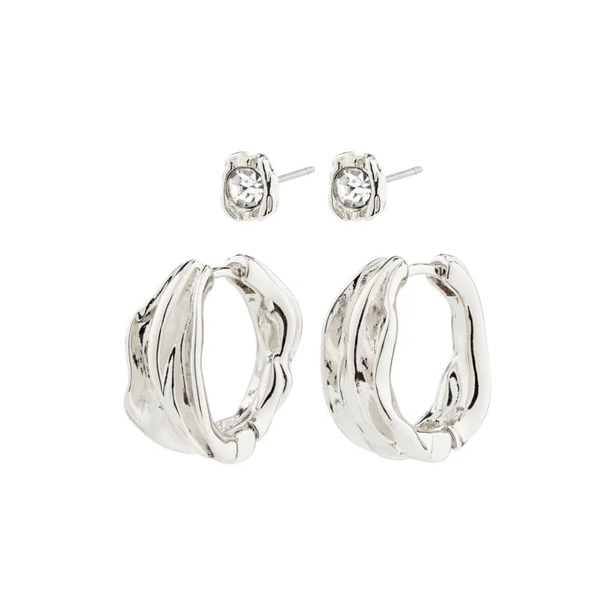 Feel Earrings set/2 - silver