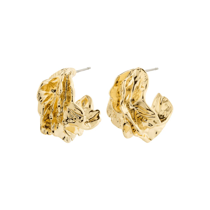 Eclipse Hoop Earrings - sgold