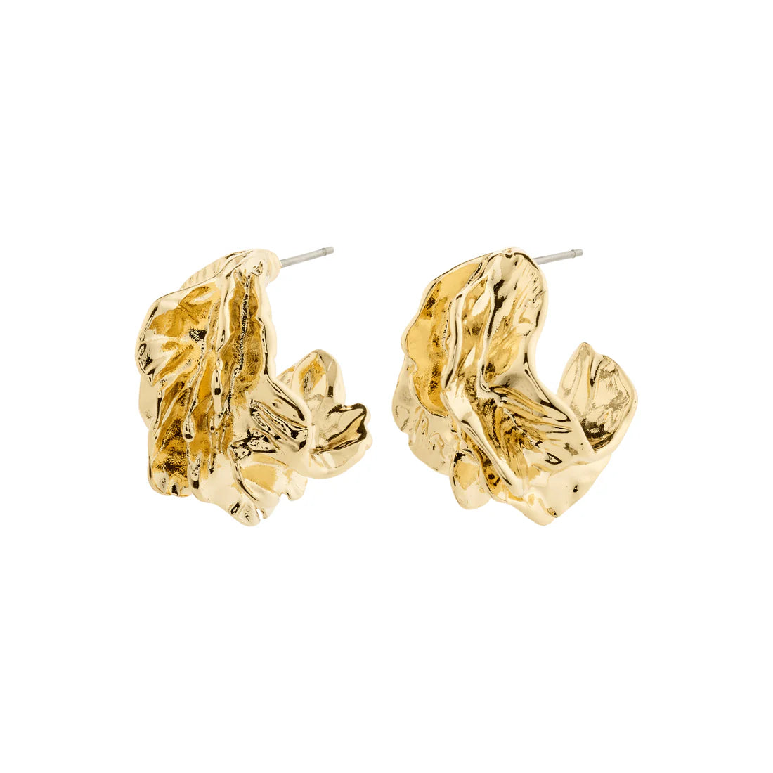 Eclipse Hoop Earrings - sgold