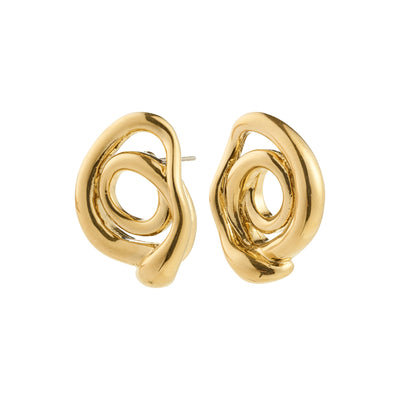Unfold earrings - gold