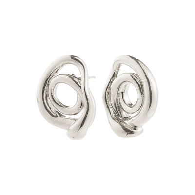 Unfold earrings - silver