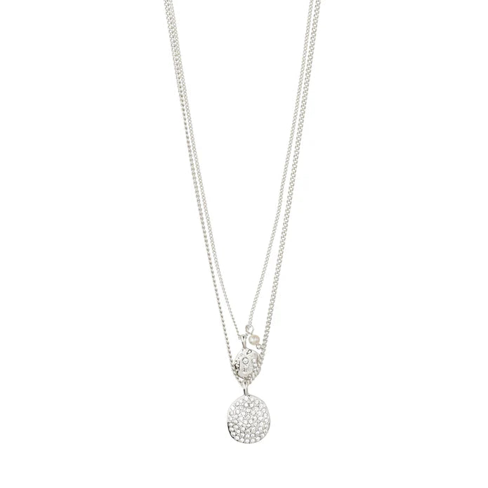 Shift Necklace Set/2 - silver