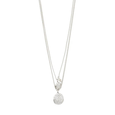 Shift Necklace Set/2 - silver