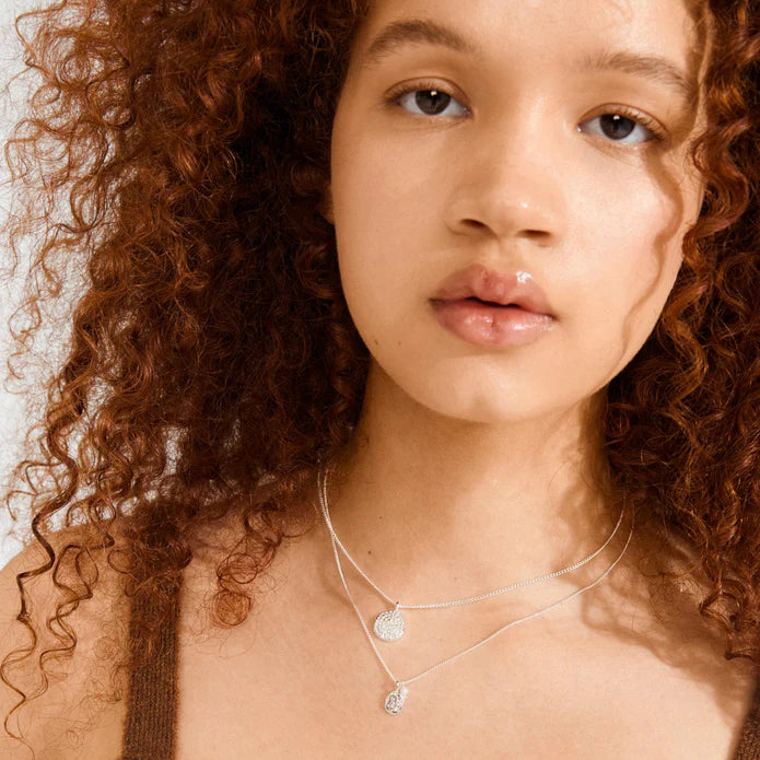 Shift Necklace Set/2 - silver