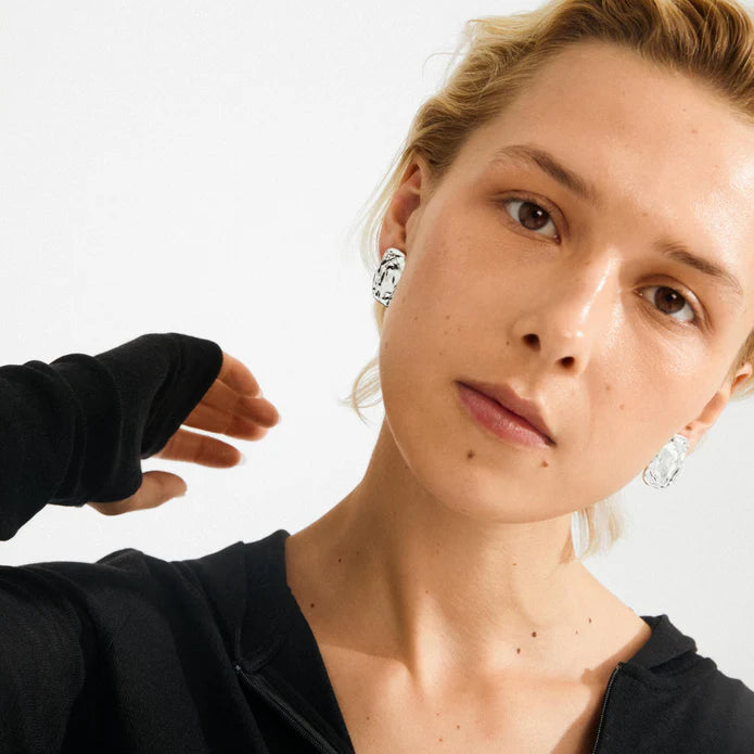 Shift Earrings - silver