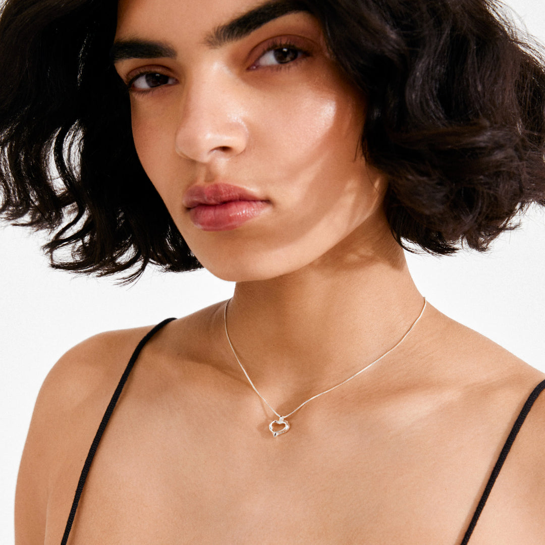 Iris necklace - silver