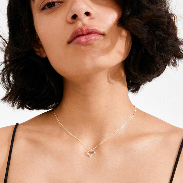 Iris necklace - silver