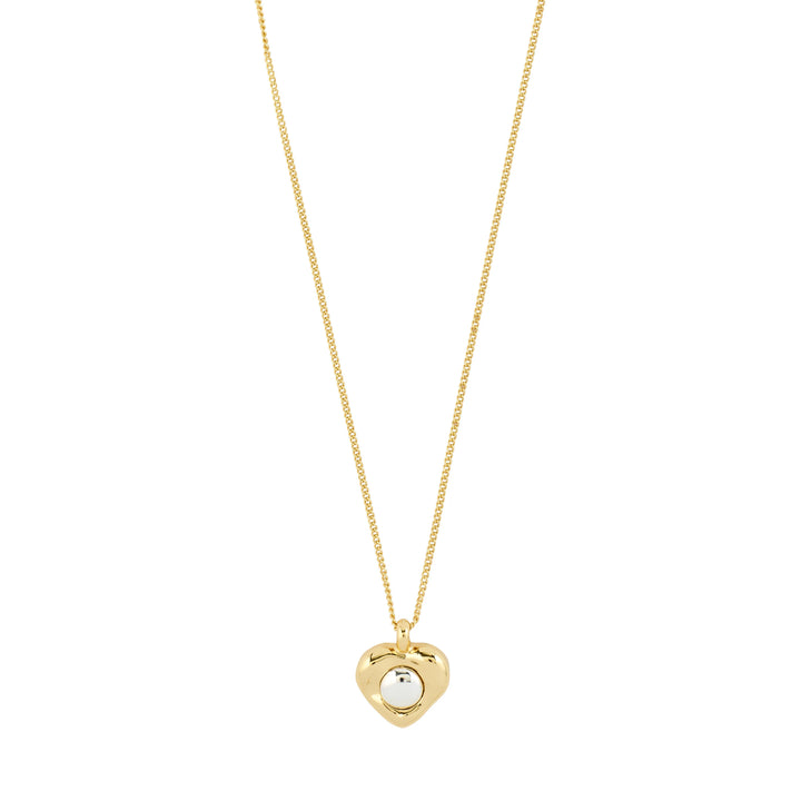 Nova Heart Necklace - gold