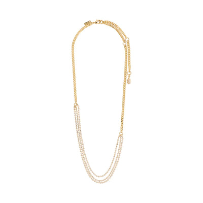 Blink Crystal Necklace - gold