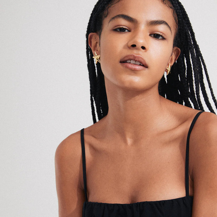 Force earrings - gold