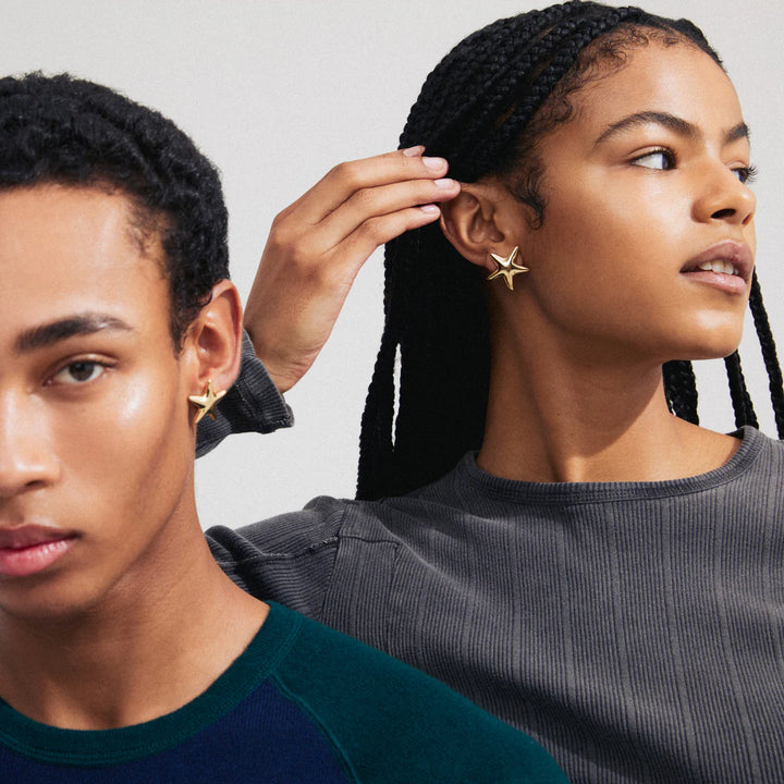 Force earrings - gold