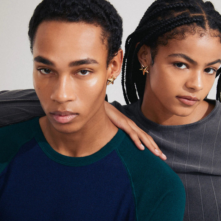 Force earrings - gold