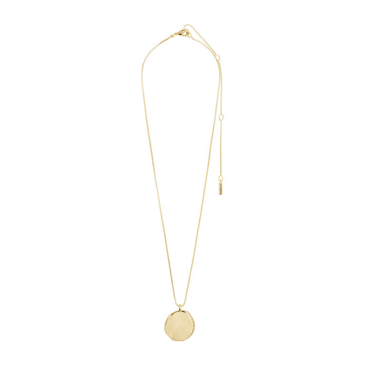 True Coin Necklace - gold