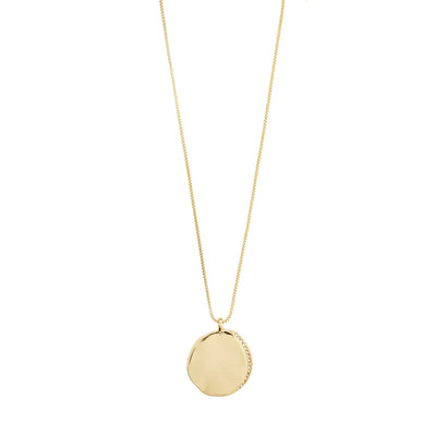 True Coin Necklace - gold