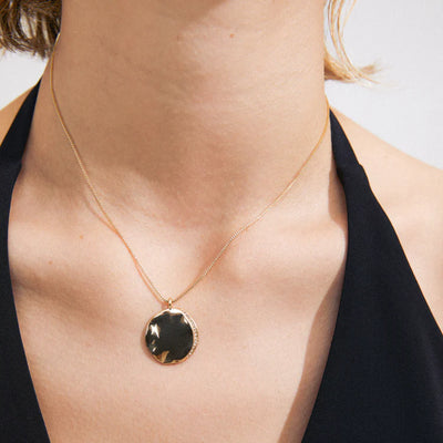 True Coin Necklace - gold