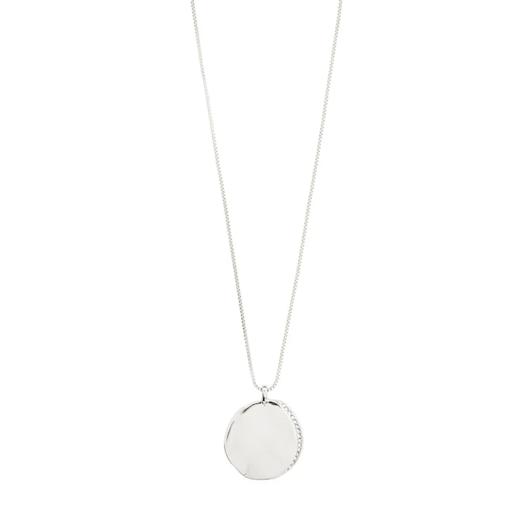 True Coin Necklace - silver